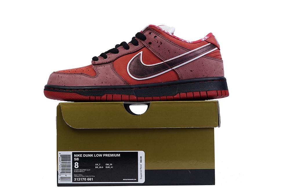 PK GOD Nike SB Dunk Low RED Lobster RETAIL MATERIALS READY TO SHIP